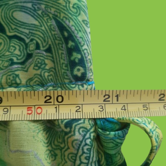 INC 💚  Gorgeous and colorful bohemian blouse for women - Size:  M - Picture 9 of 11